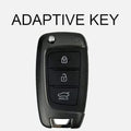 Hyundai Verna Old Flip Key Carbon Abs Keycase with Chain