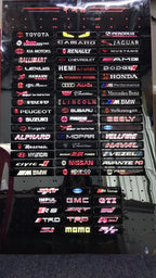 Car Grille LED Logo Light Badge