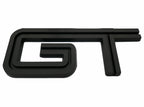 3D GT v2.0 Metal Sticker Decal Black (11x3.5 cm)